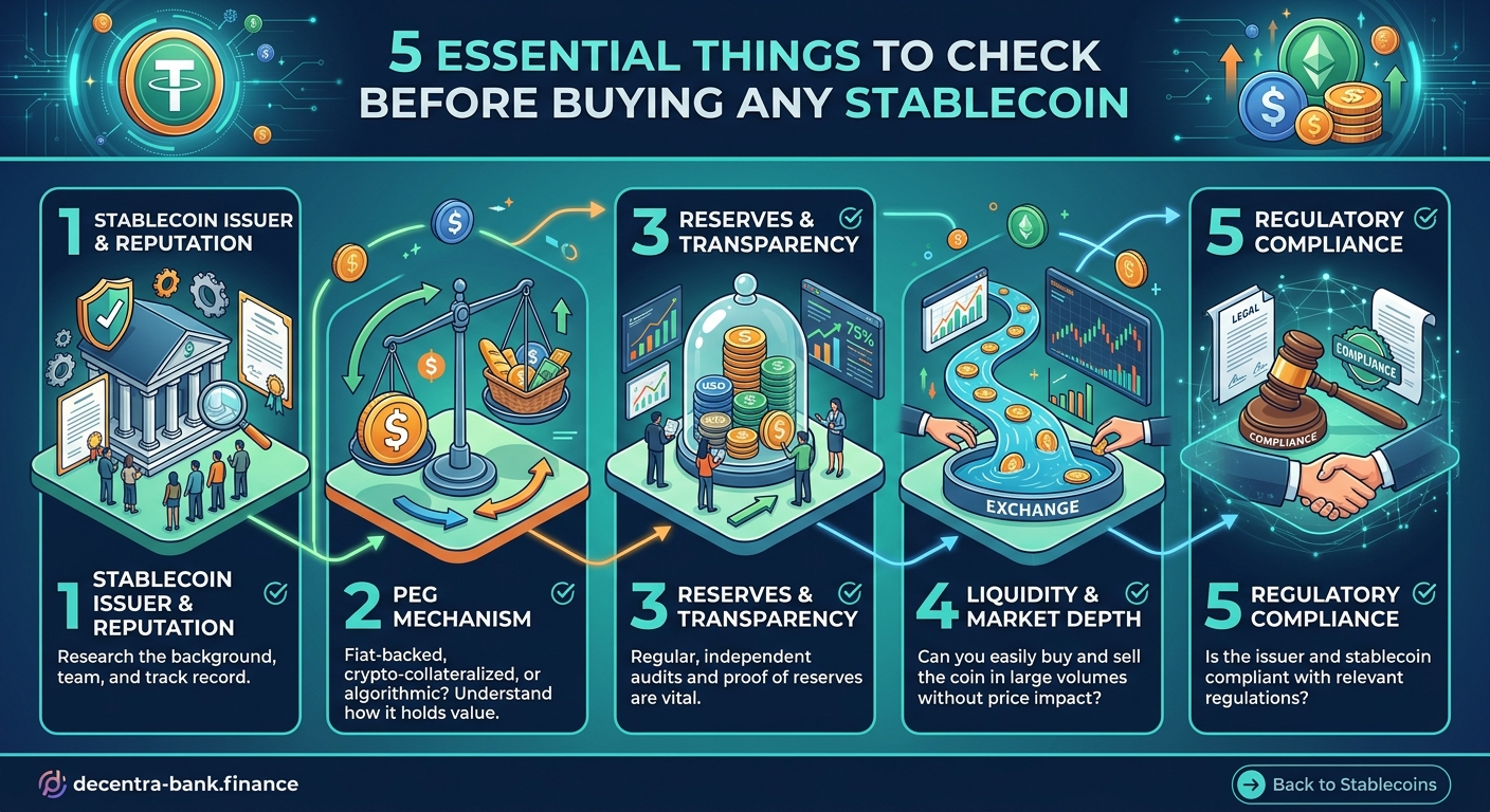 5 Essential Things to Check Before Buying Any Stablecoin — 1