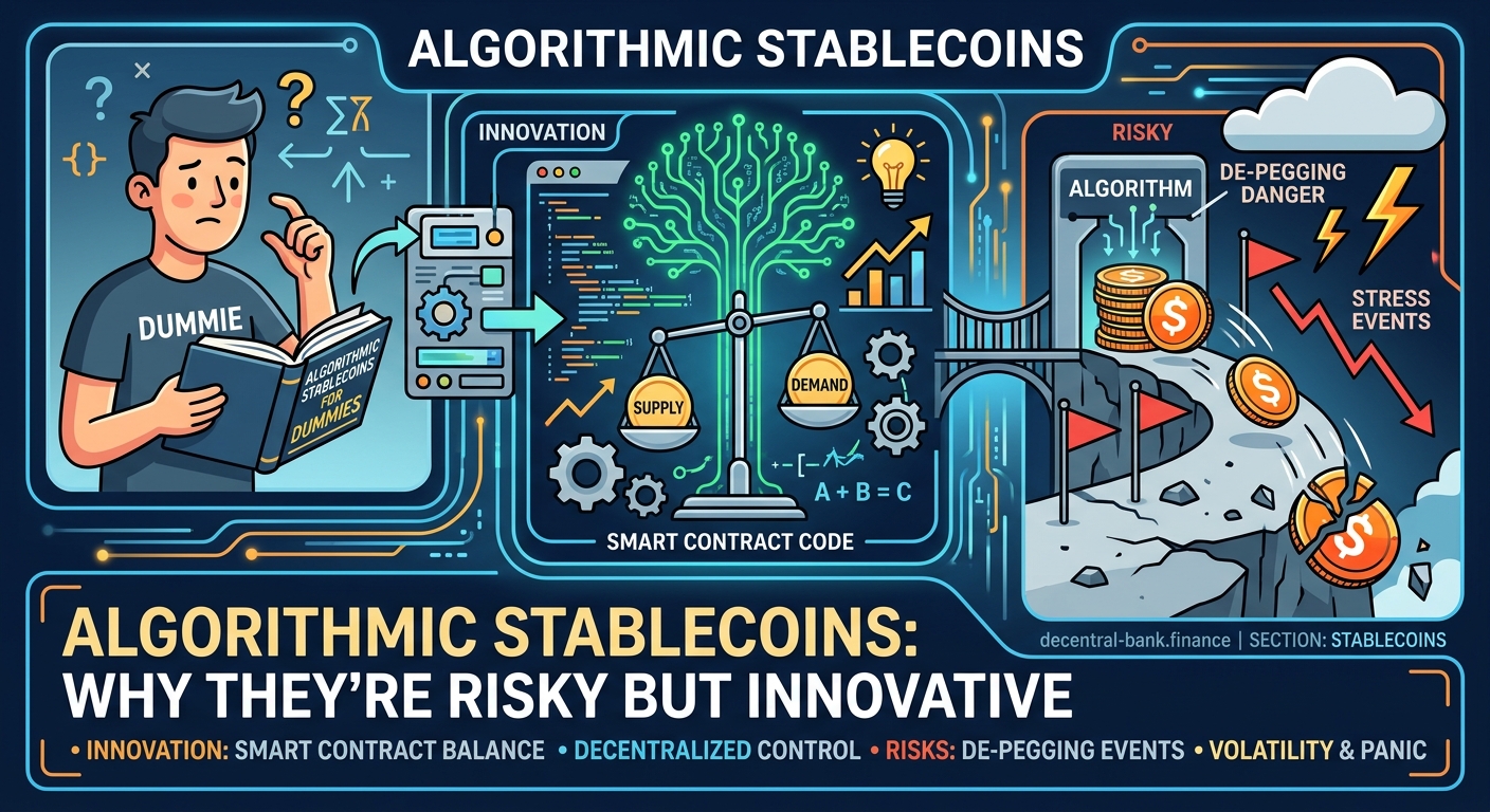 Algorithmic Stablecoins for Dummies: Why They're Risky but Innovative — 1
