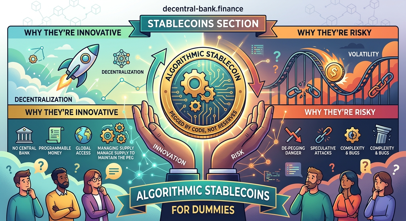 Algorithmic Stablecoins for Dummies: Why They're Risky but Innovative — 2