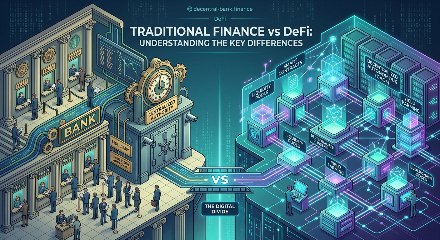 Traditional Finance vs DeFi: Understanding the Key Differences - Illustration 1