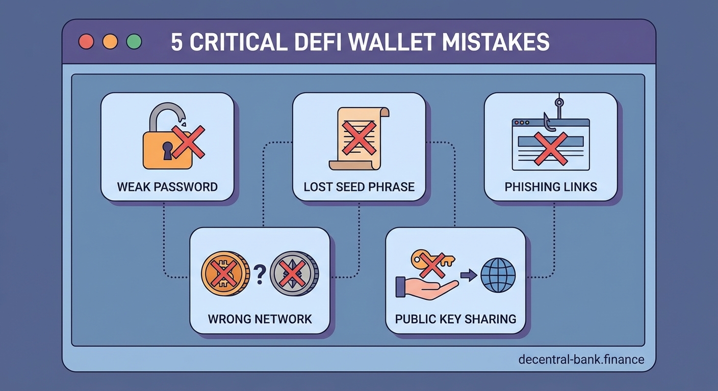 5 Critical Mistakes Beginners Make When Setting Up Their First DeFi Wallet - Illustration 1