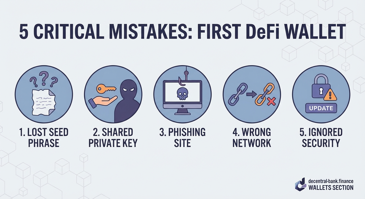 5 Critical Mistakes Beginners Make When Setting Up Their First DeFi Wallet - Illustration 2