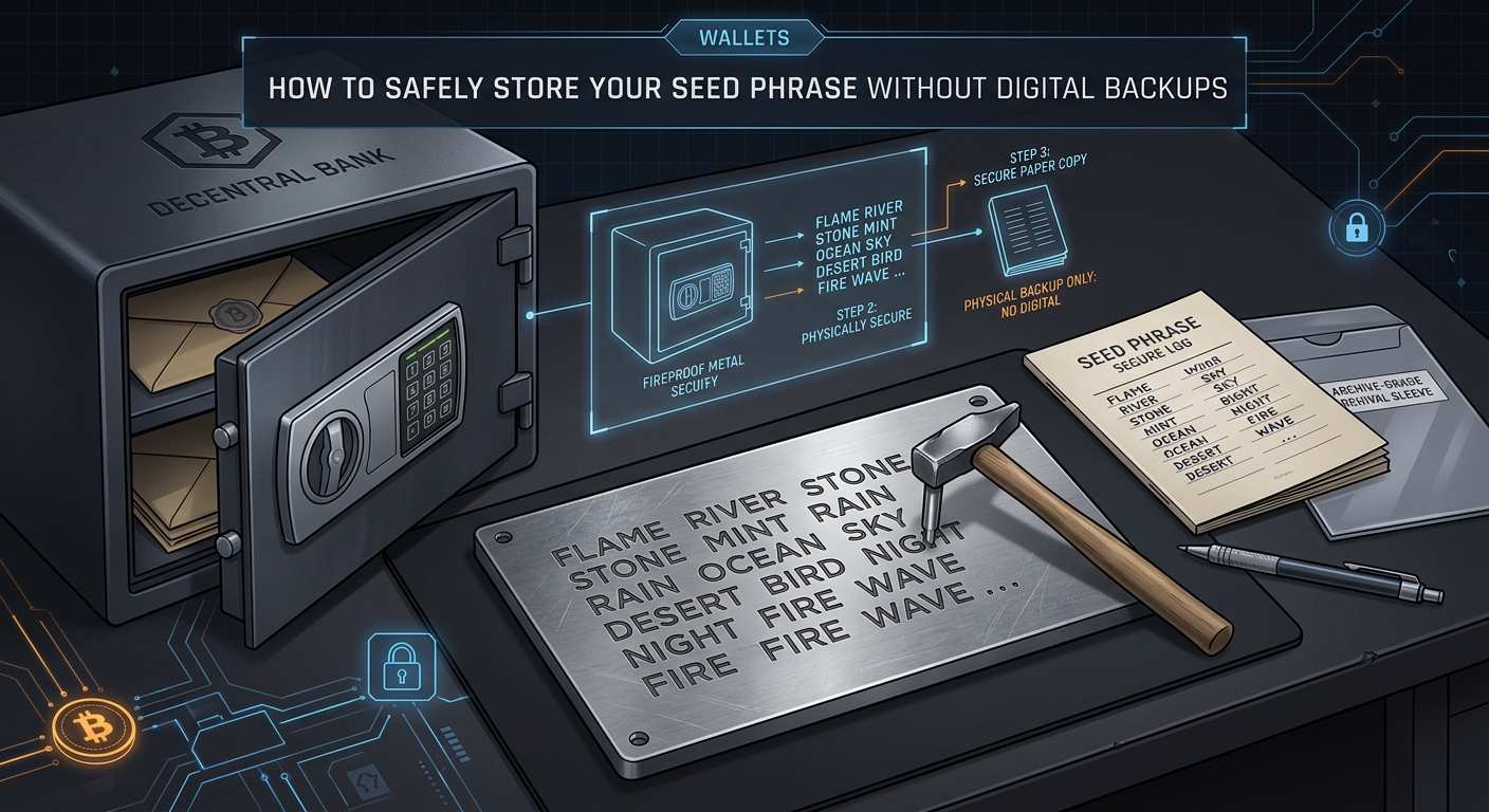 How to Safely Store Your Seed Phrase Without Digital Backups - Illustration 2
