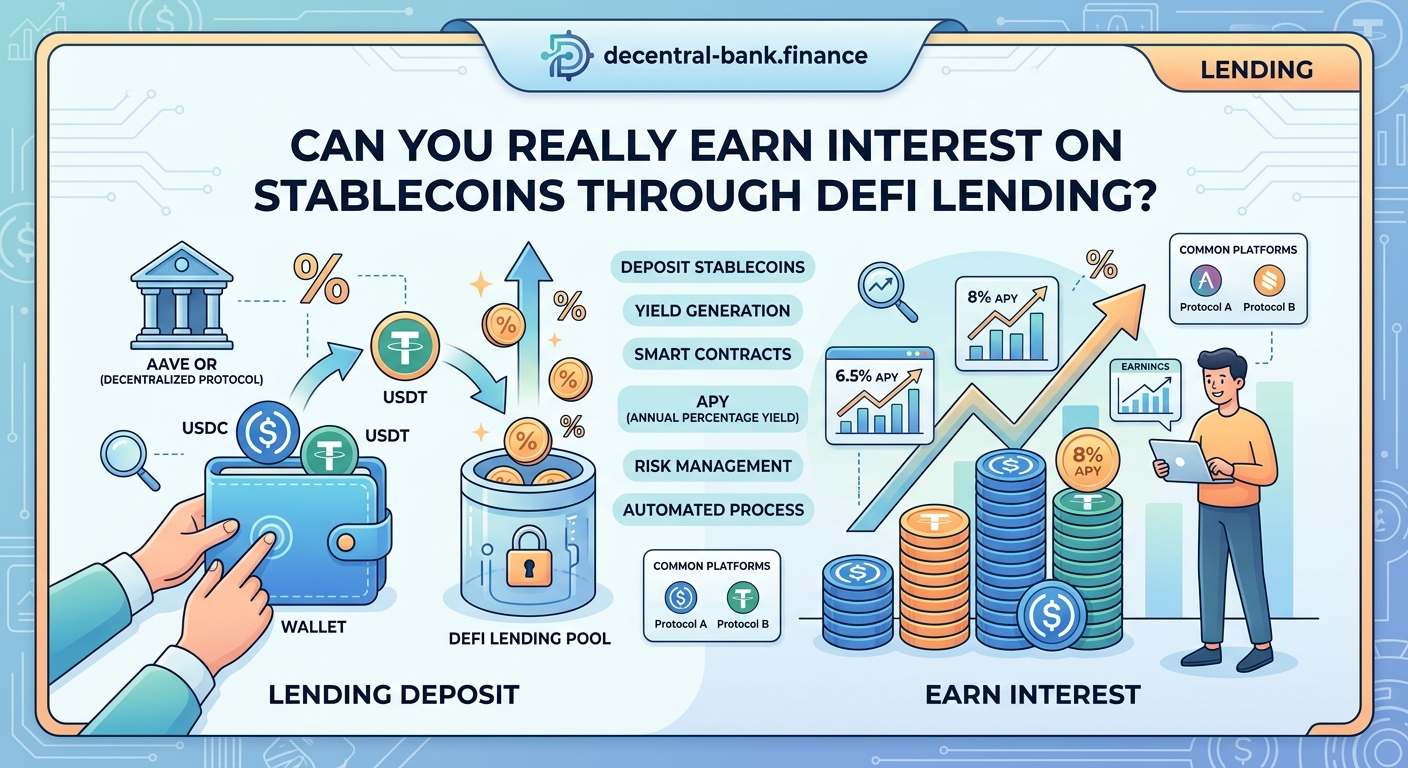 Can You Really Earn Interest on Stablecoins Through DeFi Lending? - Illustration 1