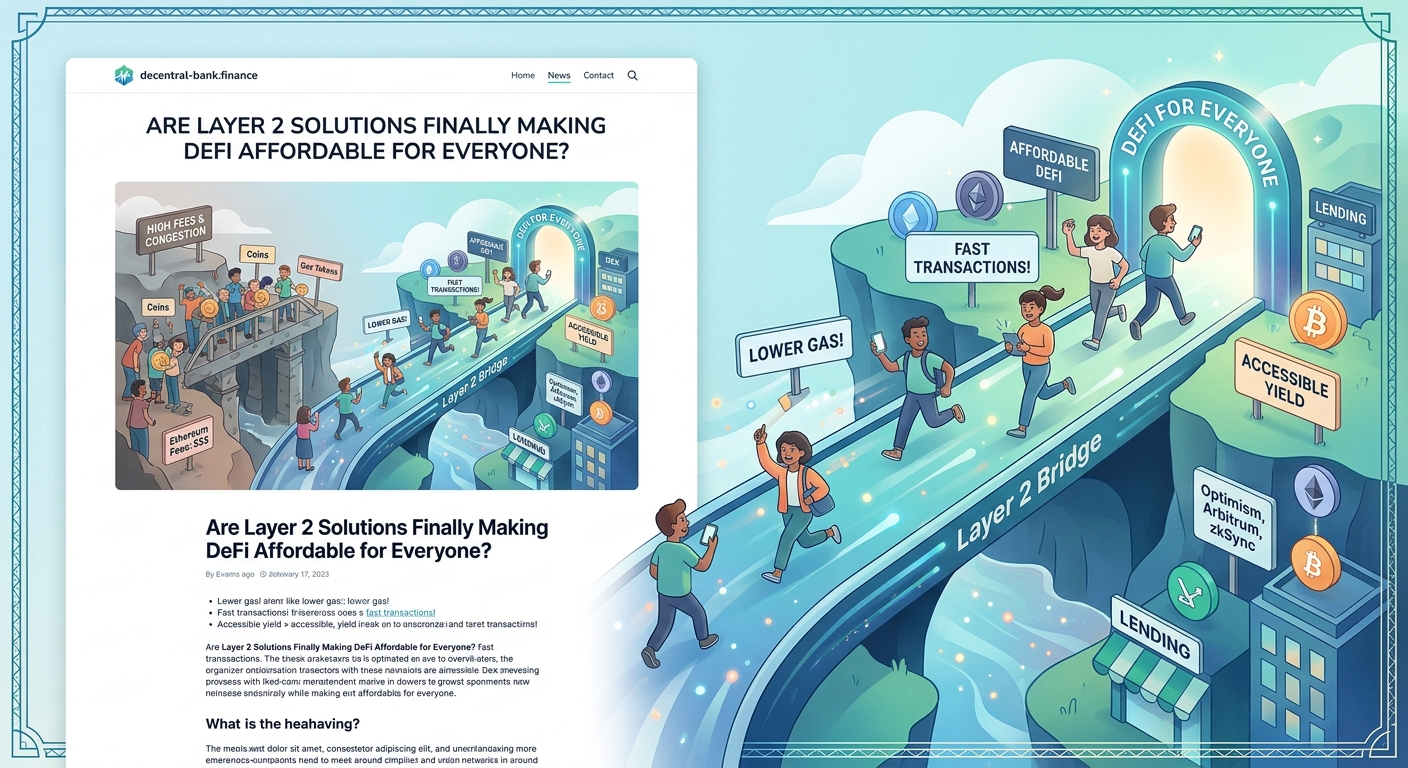 Are Layer 2 Solutions Finally Making DeFi Affordable for Everyone? - Illustration 2
