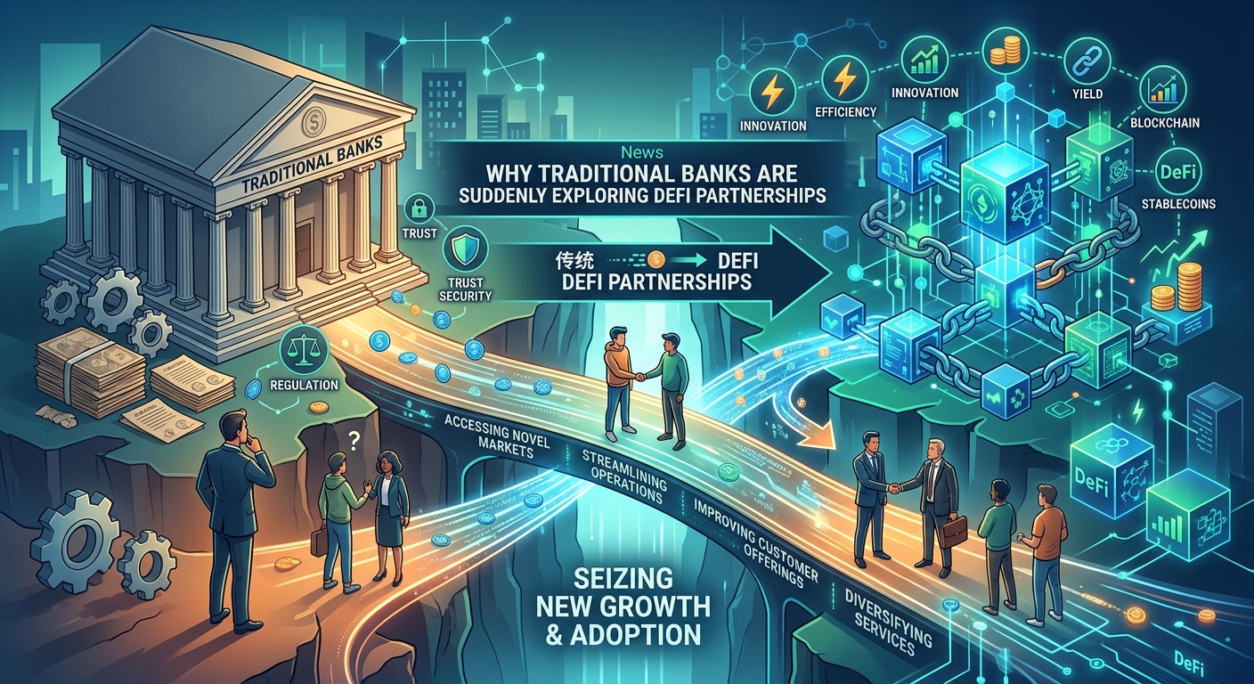 Why Traditional Banks Are Suddenly Exploring DeFi Partnerships - Illustration 2