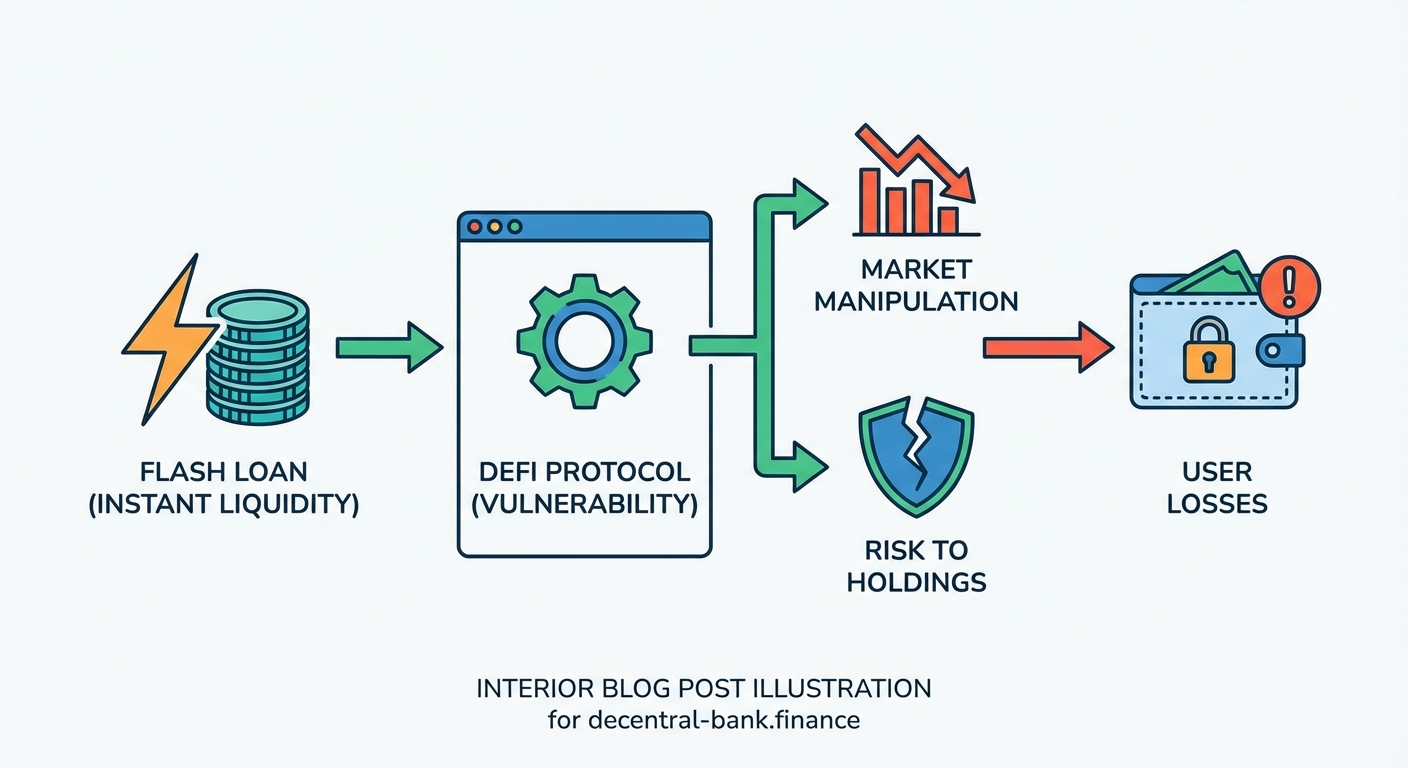 What Are Flash Loan Attacks and How Do They Threaten Your DeFi Holdings? - Illustration 1