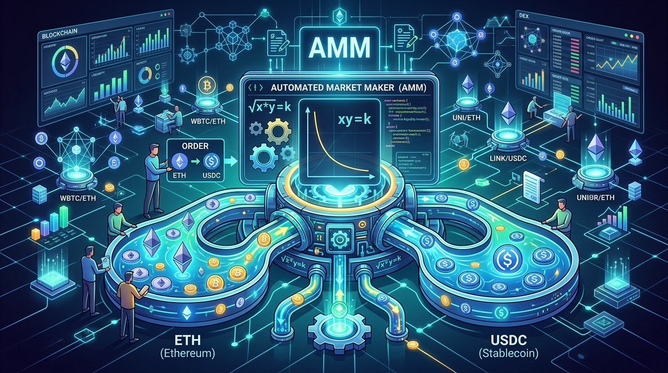 Automated Market Makers Explained: The Engine Behind Every DEX
