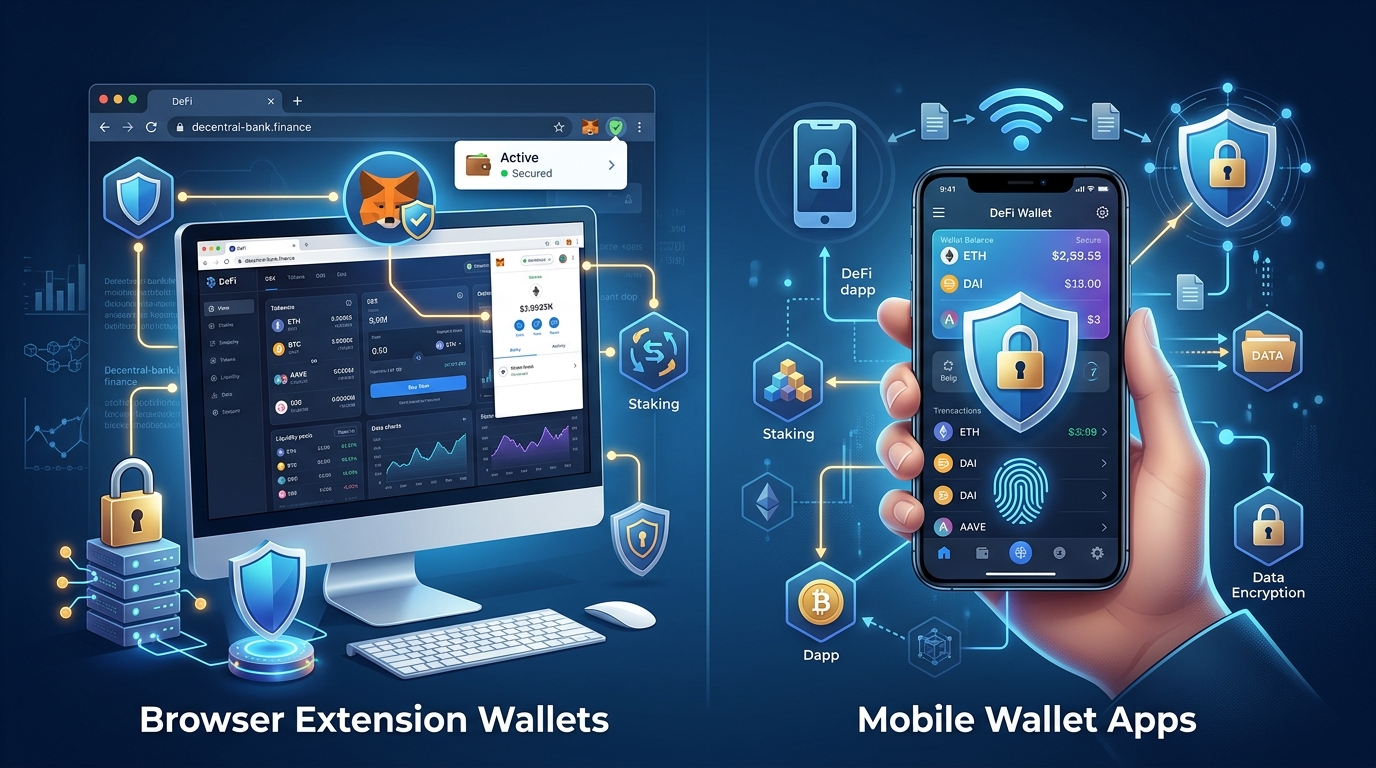 Browser Extension vs Mobile Wallet Apps: Which Is More Secure for DeFi?