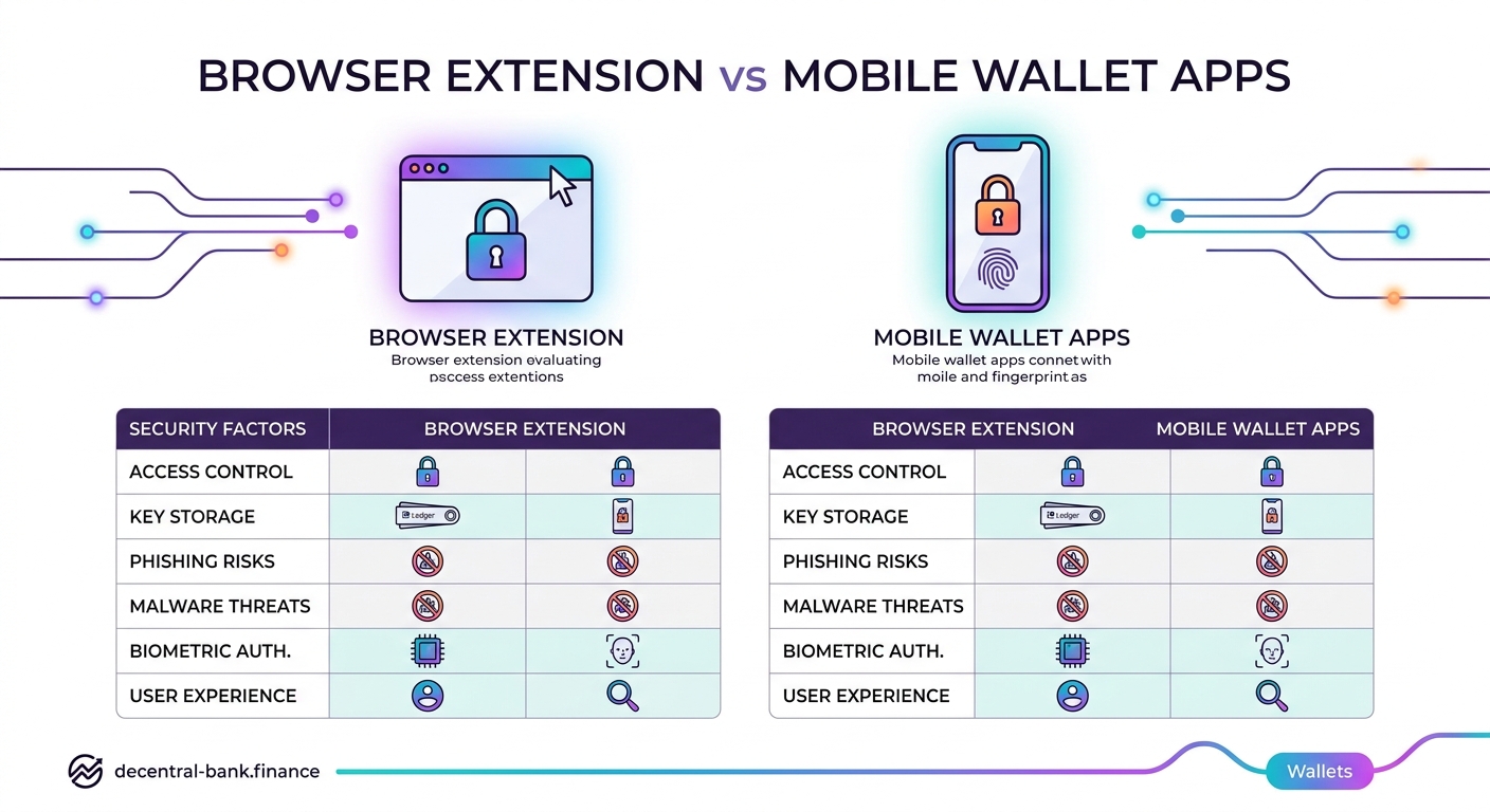 Browser Extension vs Mobile Wallet Apps: Which Is More Secure for DeFi? — 1