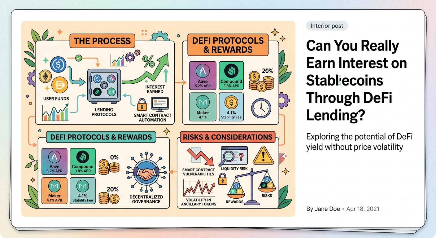 Can You Really Earn Interest on Stablecoins Through DeFi Lending? — 2