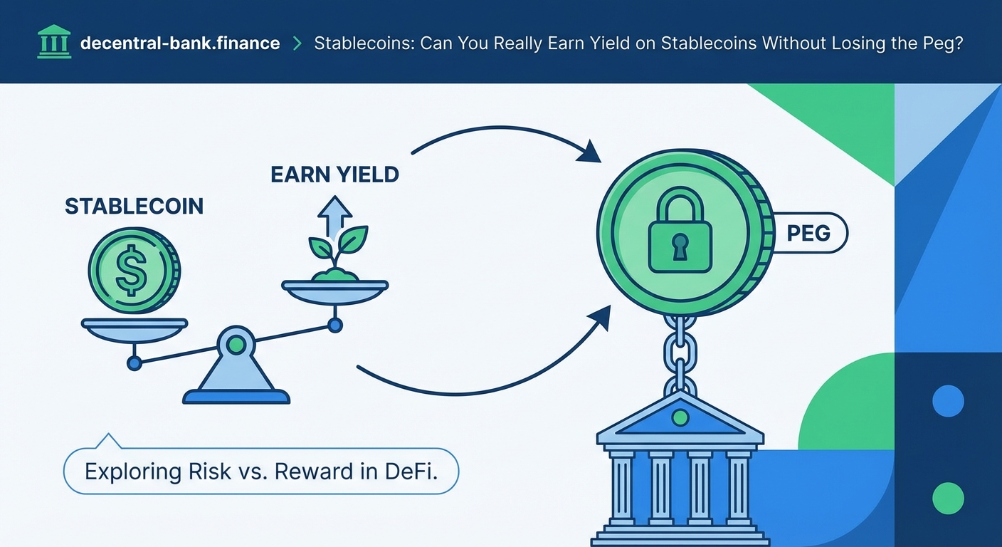 Can You Really Earn Yield on Stablecoins Without Losing the Peg? — 1