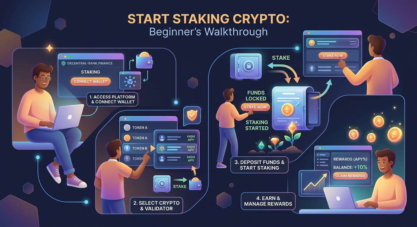 How to Start Staking Crypto: A Complete Beginner's Walkthrough — 1
