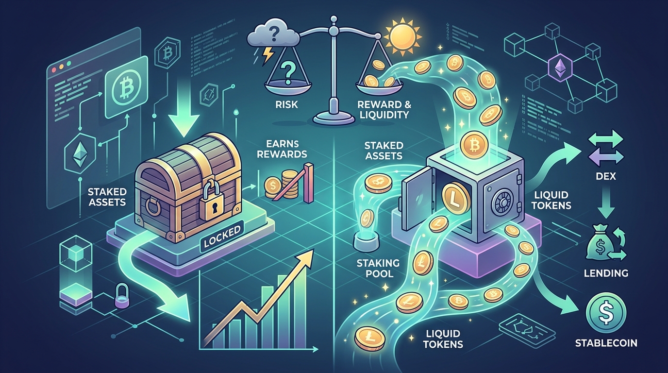 Is Liquid Staking Worth the Risk? Comparing Traditional vs Liquid Staking