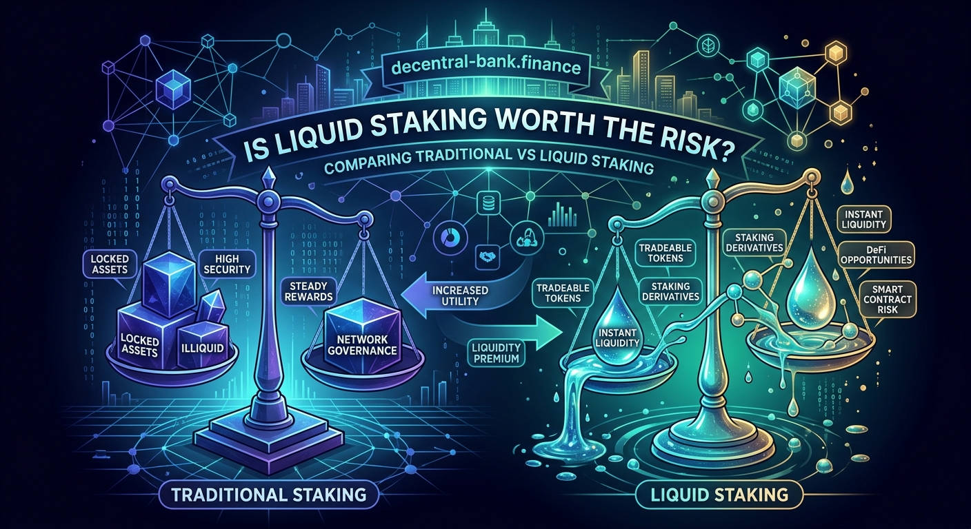 Is Liquid Staking Worth the Risk? Comparing Traditional vs Liquid Staking — 1