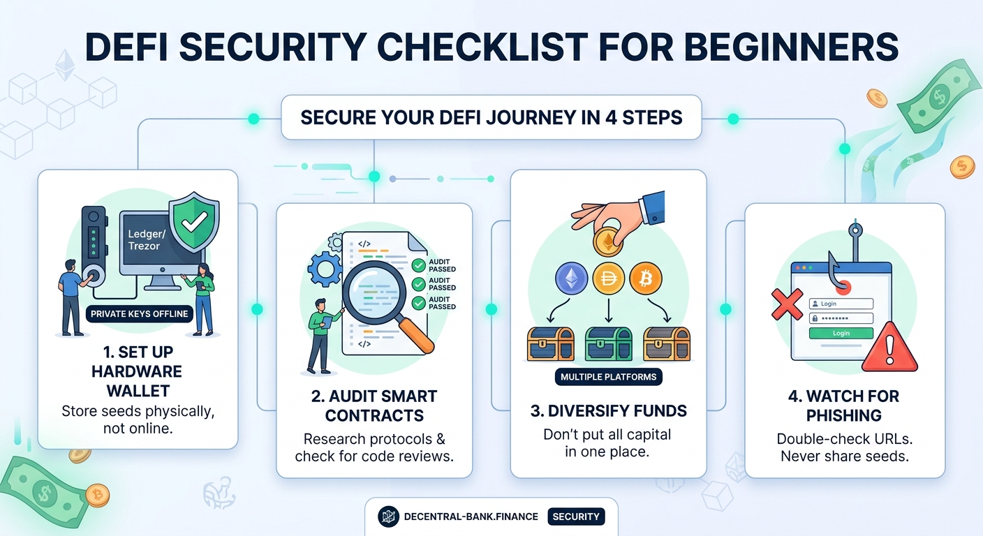 The Complete DeFi Security Checklist for Beginners — 1