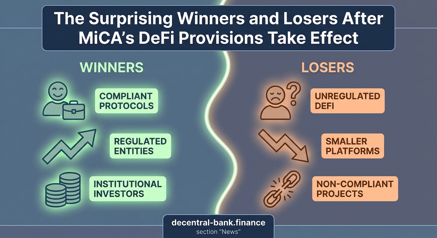 The Surprising Winners and Losers After MiCA's DeFi Provisions Take Effect — 1