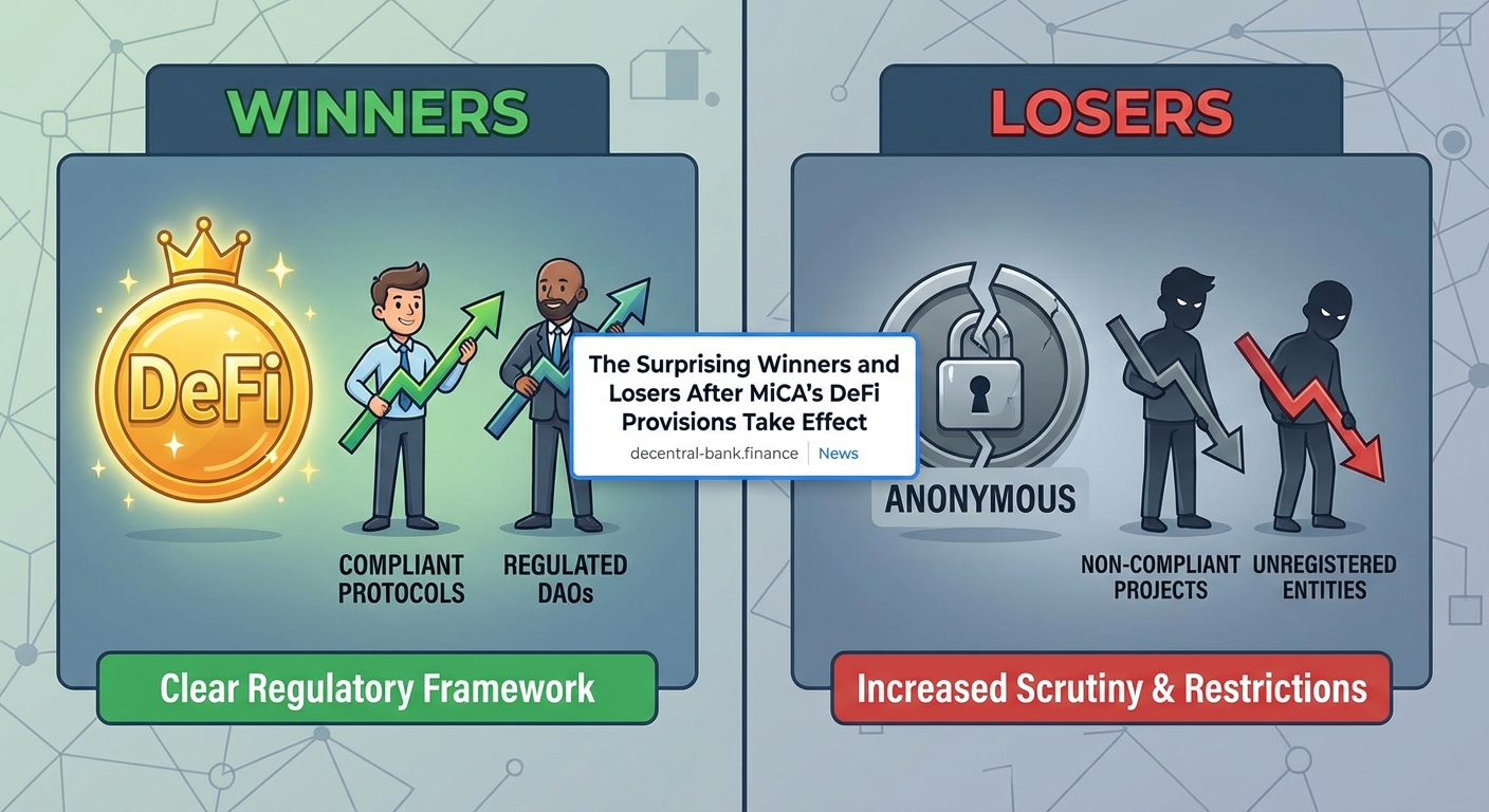 The Surprising Winners and Losers After MiCA's DeFi Provisions Take Effect — 2