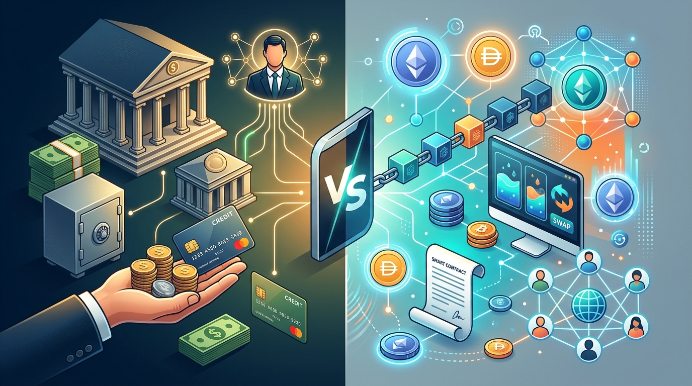 Traditional Finance vs DeFi: Understanding the Key Differences