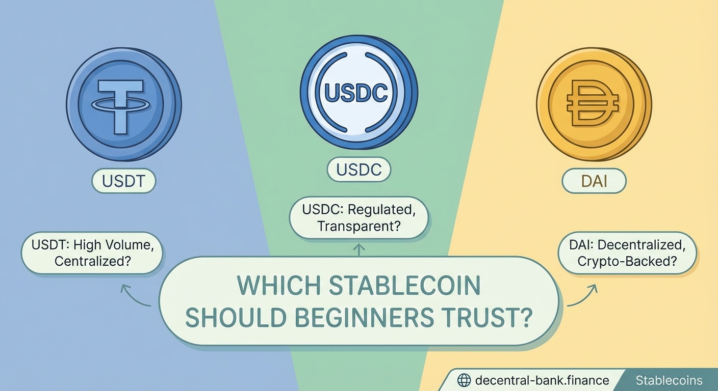 USDT vs USDC vs DAI: Which Stablecoin Should Beginners Trust? — 2