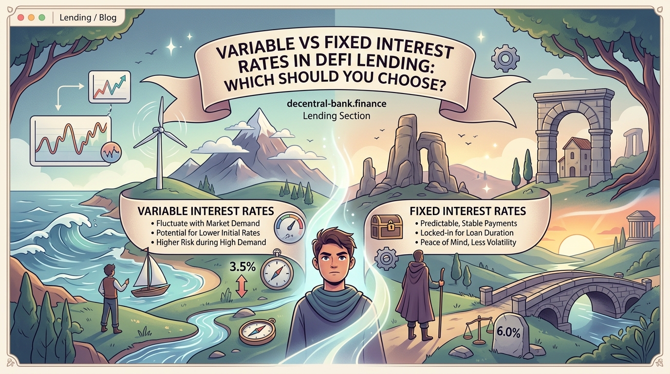 Variable vs Fixed Interest Rates in DeFi Lending: Which Should You Choose? — 1