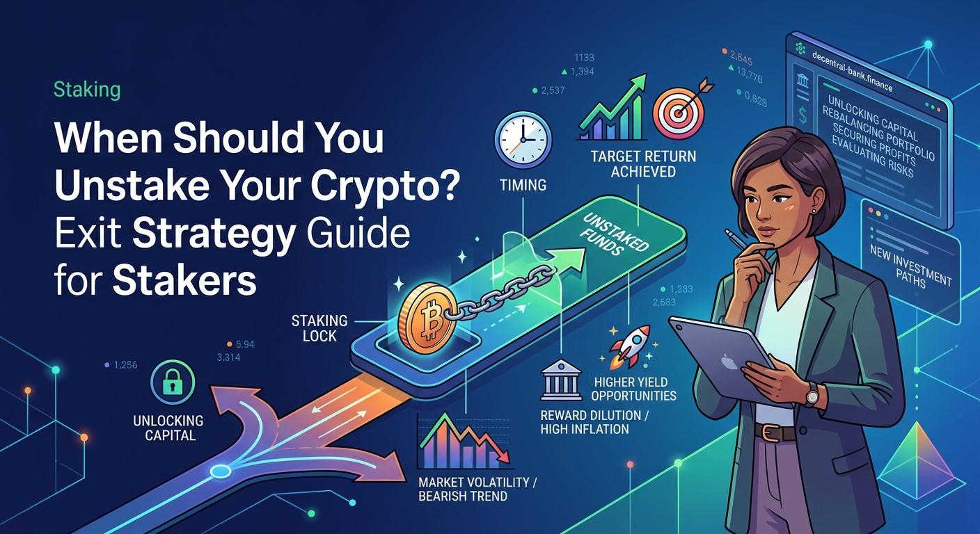 When Should You Unstake Your Crypto? Exit Strategy Guide for Stakers — 1