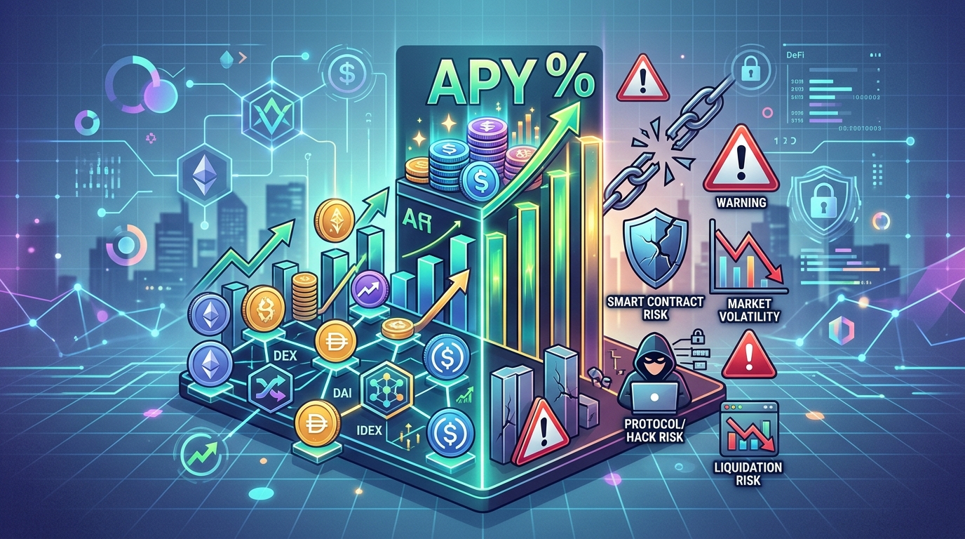 Why DeFi Yields Are High and What Risks You're Actually Taking