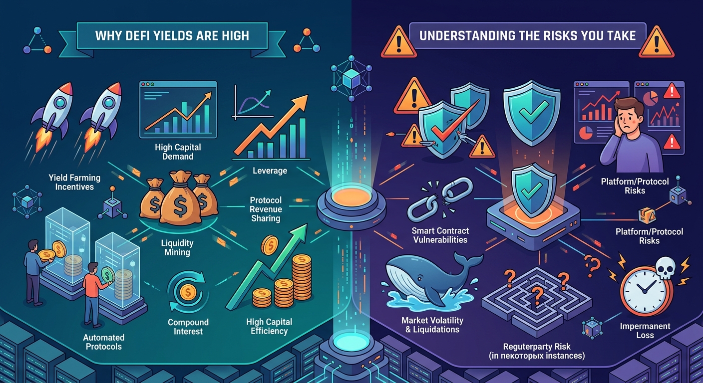 Why DeFi Yields Are High and What Risks You're Actually Taking — 2
