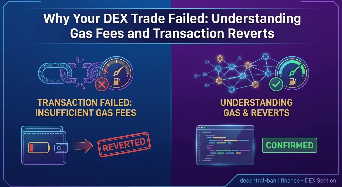 Why Your DEX Trade Failed: Understanding Gas Fees and Transaction Reverts — 1