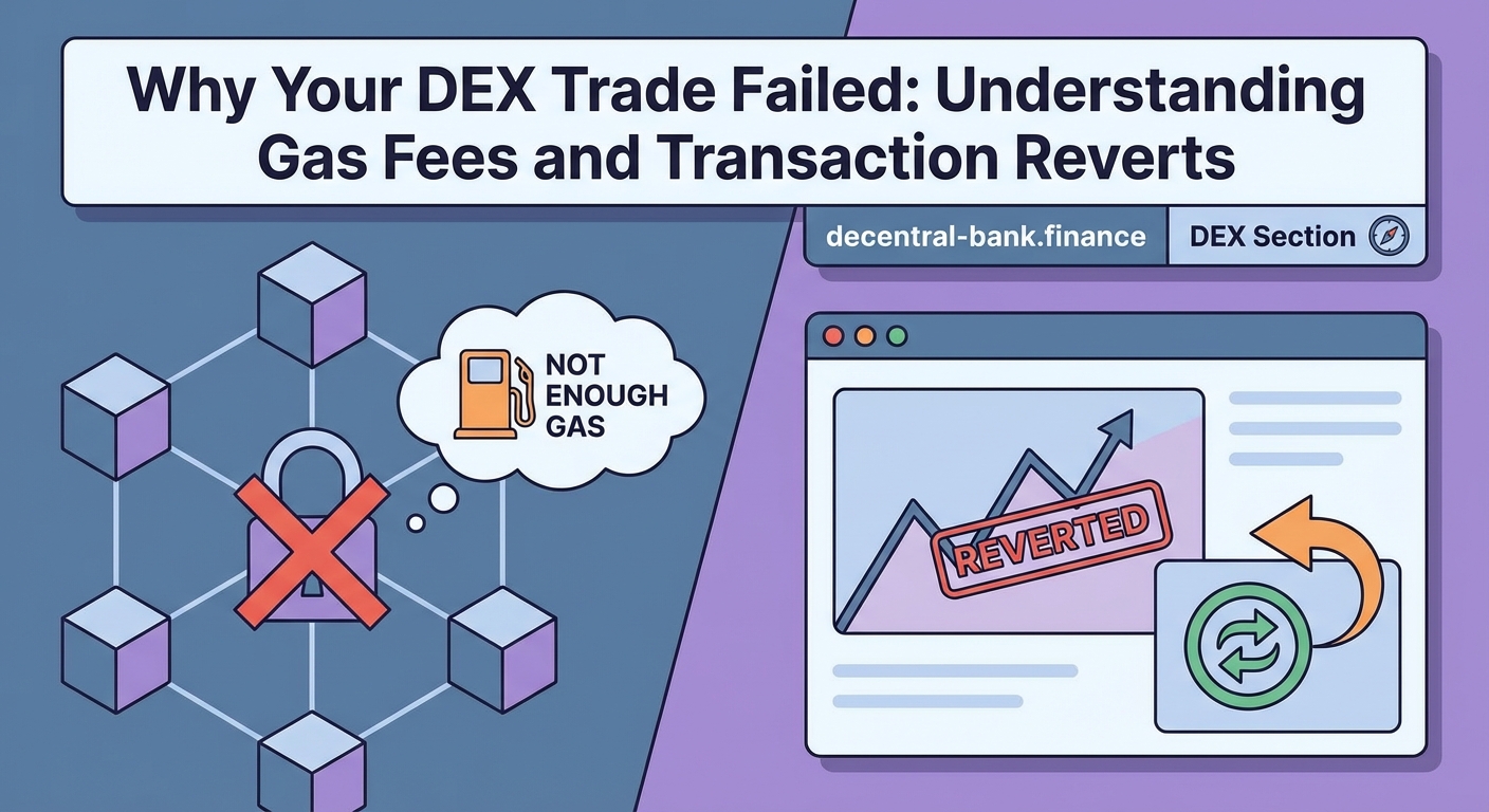 Why Your DEX Trade Failed: Understanding Gas Fees and Transaction Reverts — 2
