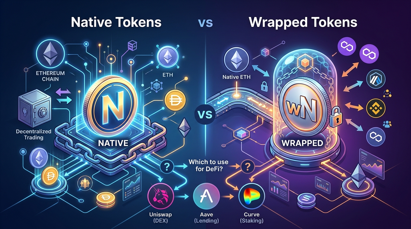 Wrapped Tokens vs Native Tokens: Which Should You Use for DeFi?